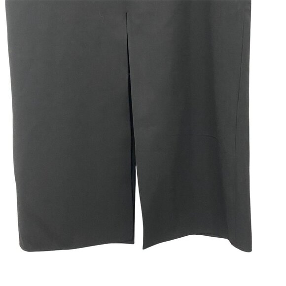 Zara Black Midi Slit Tube Skirt L - Picture 7 of 11